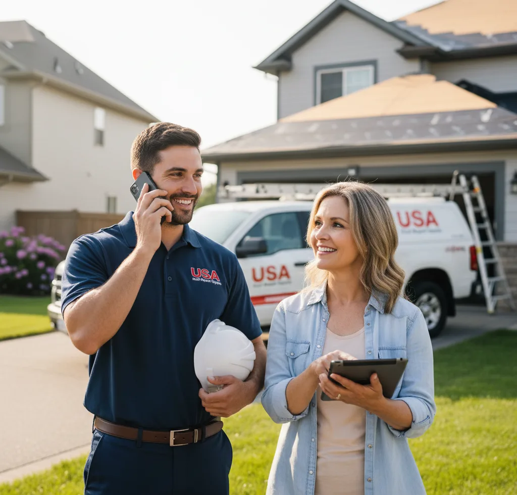 USA Roof Repair Experts customer support in Thurmond